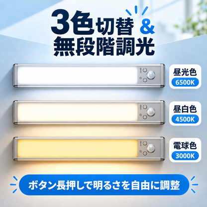 人感センサーLEDライト 充電式